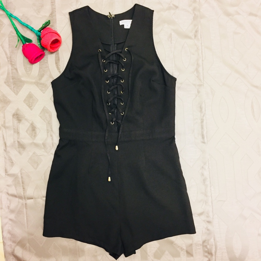 Black Romper NWT size Medium